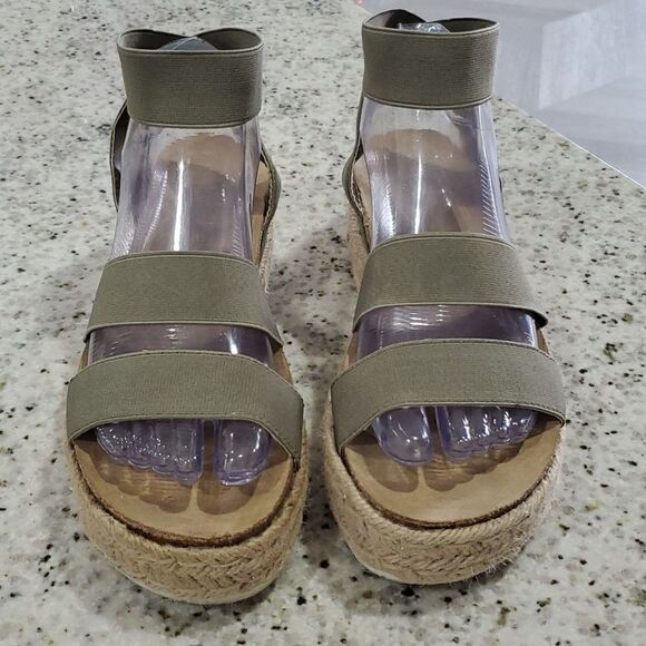 Esprit Espadrilles Platform Sandals Size 7.5 - Picture 2 of 7